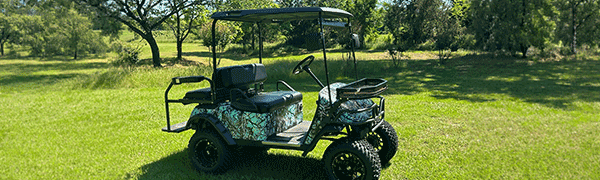 Golf Cart Camo Wrap