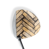 Driver Right Handed Woodgrain Amsterdam Vinyl Wrap Skin