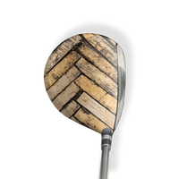 Fairway Wood / Hybrid Left Handed Woodgrain Amsterdam Vinyl Wrap Skin