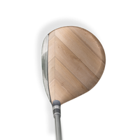 Fairway Wood / Hybrid Right Handed Woodgrain Budapest Vinyl Wrap Skin