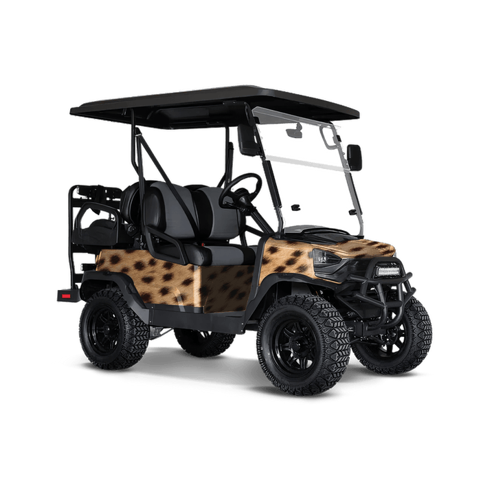 Animal Print Cheetah Golf Cart Wraps