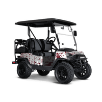 Bloodbath White Golf Cart Wraps