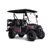Damascus Magenta Golf Cart Wraps