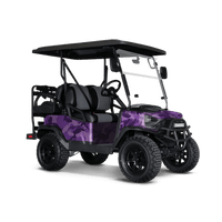 Erratic Elite Purple Golf Cart Wraps