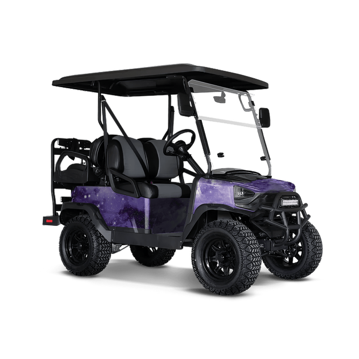 Galaxy Dark Matter Golf Cart Wraps