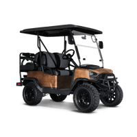 Galaxy Orange Nebula Golf Cart Wraps