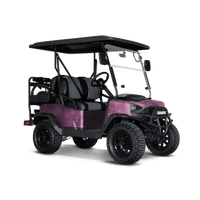 Galaxy Purple Nebula Golf Cart Wraps