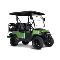 Hex DNA Magenta Lime Golf Cart Wraps