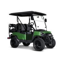 Hex Electric Green Golf Cart Wraps