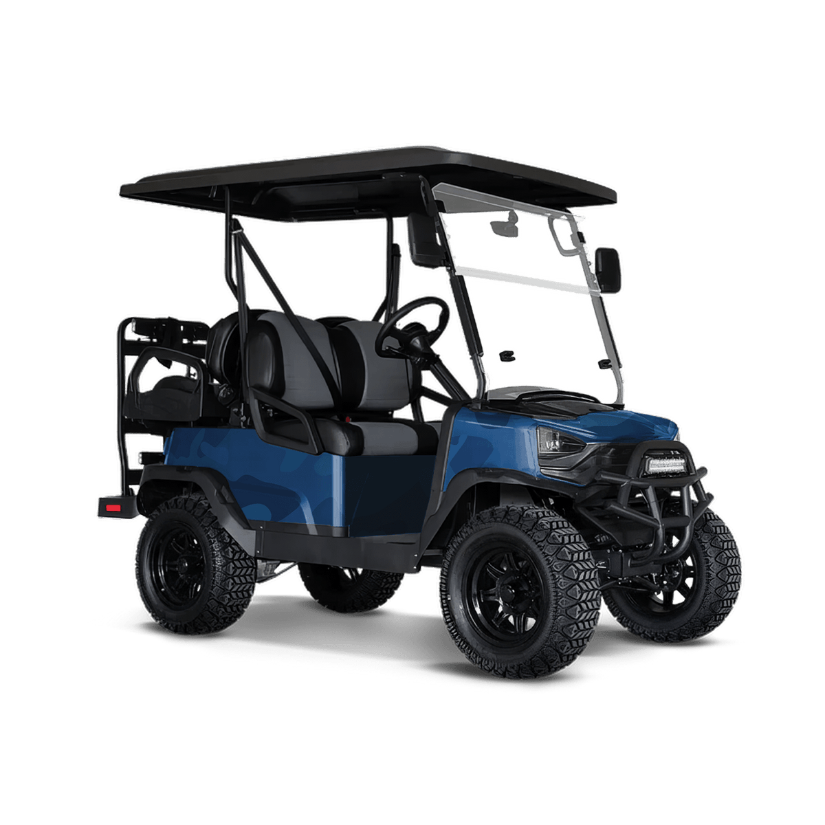 Classic Elite Blue Golf Cart Wraps