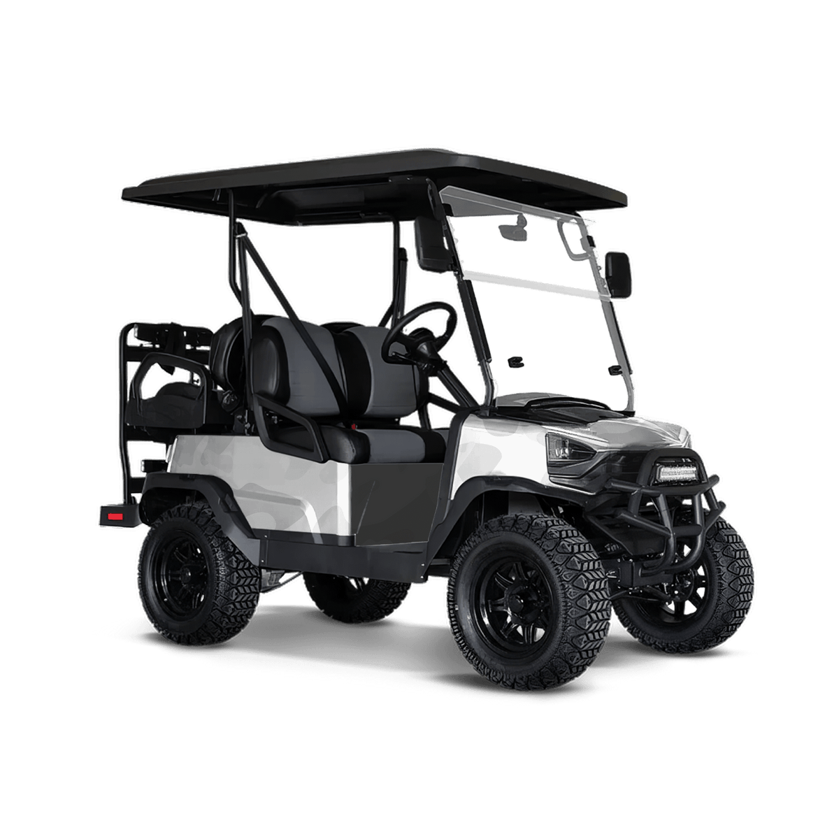 Classic Elite White Golf Cart Wraps