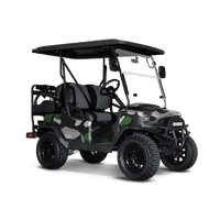 Classic Green Tiger Golf Cart Wraps