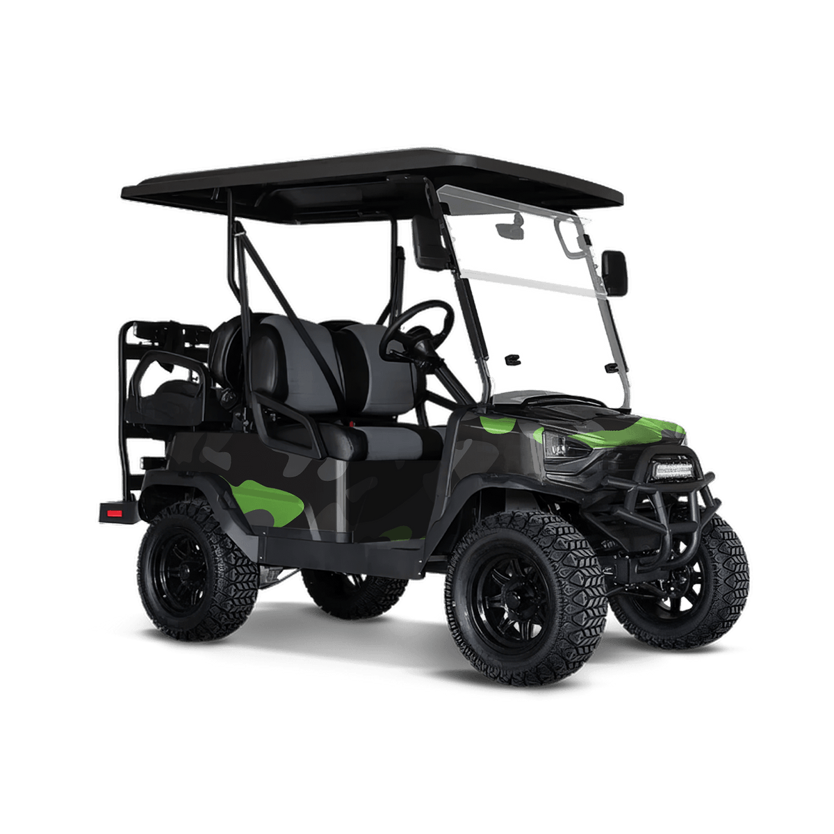 Classic Metro Green Golf Cart Wraps