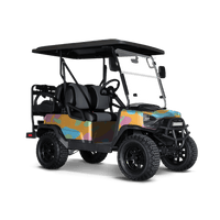 Classic Sherbert Golf Cart Wraps
