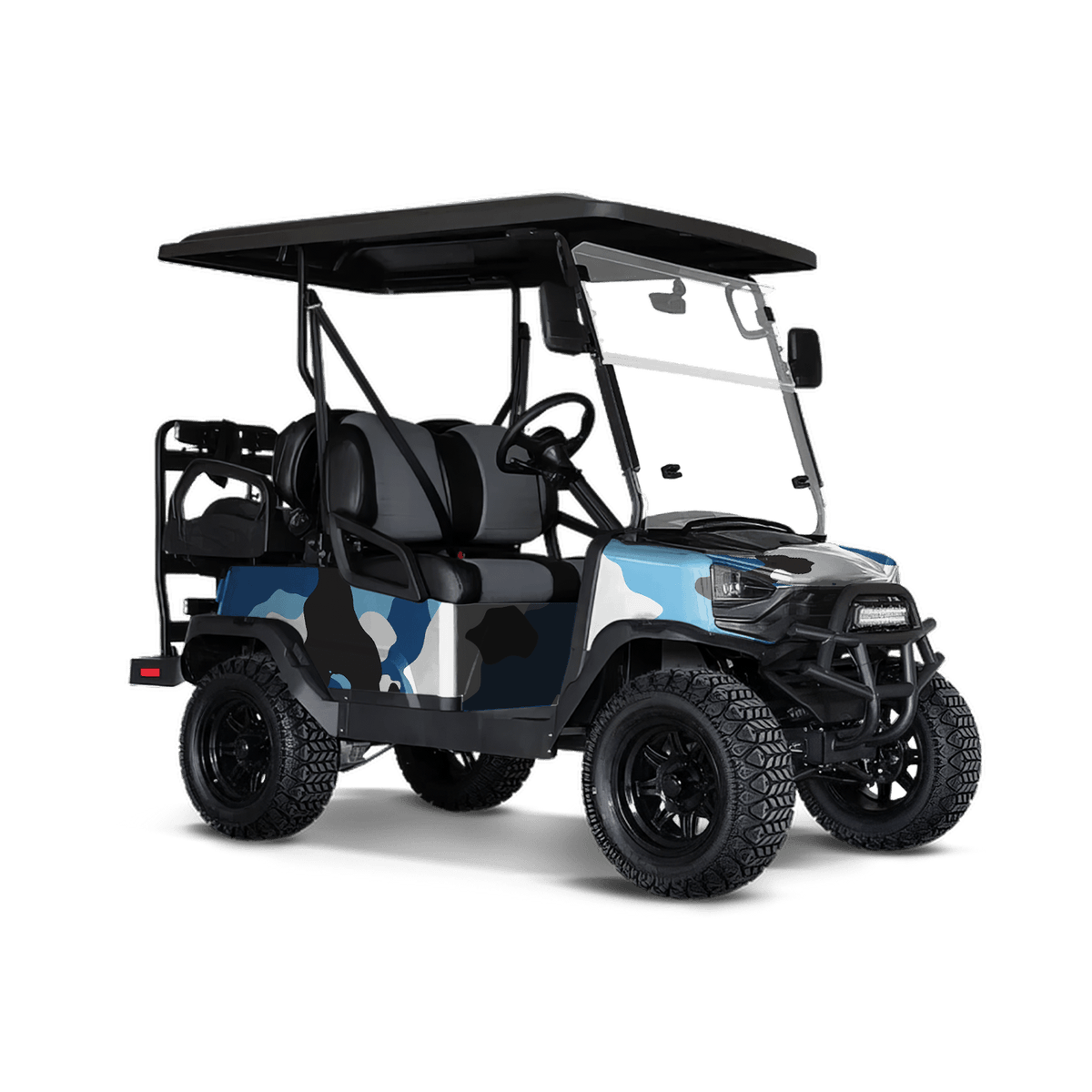 Cumulus Baby Blue Golf Cart Wraps