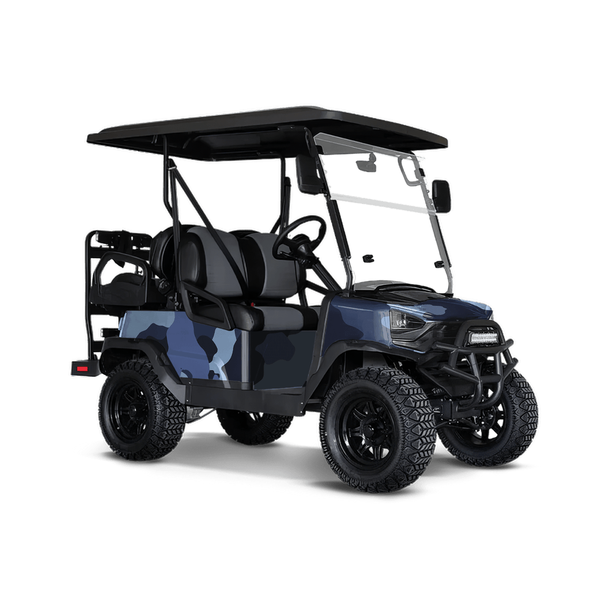 Cumulus Blue Urban Night Golf Cart Wraps