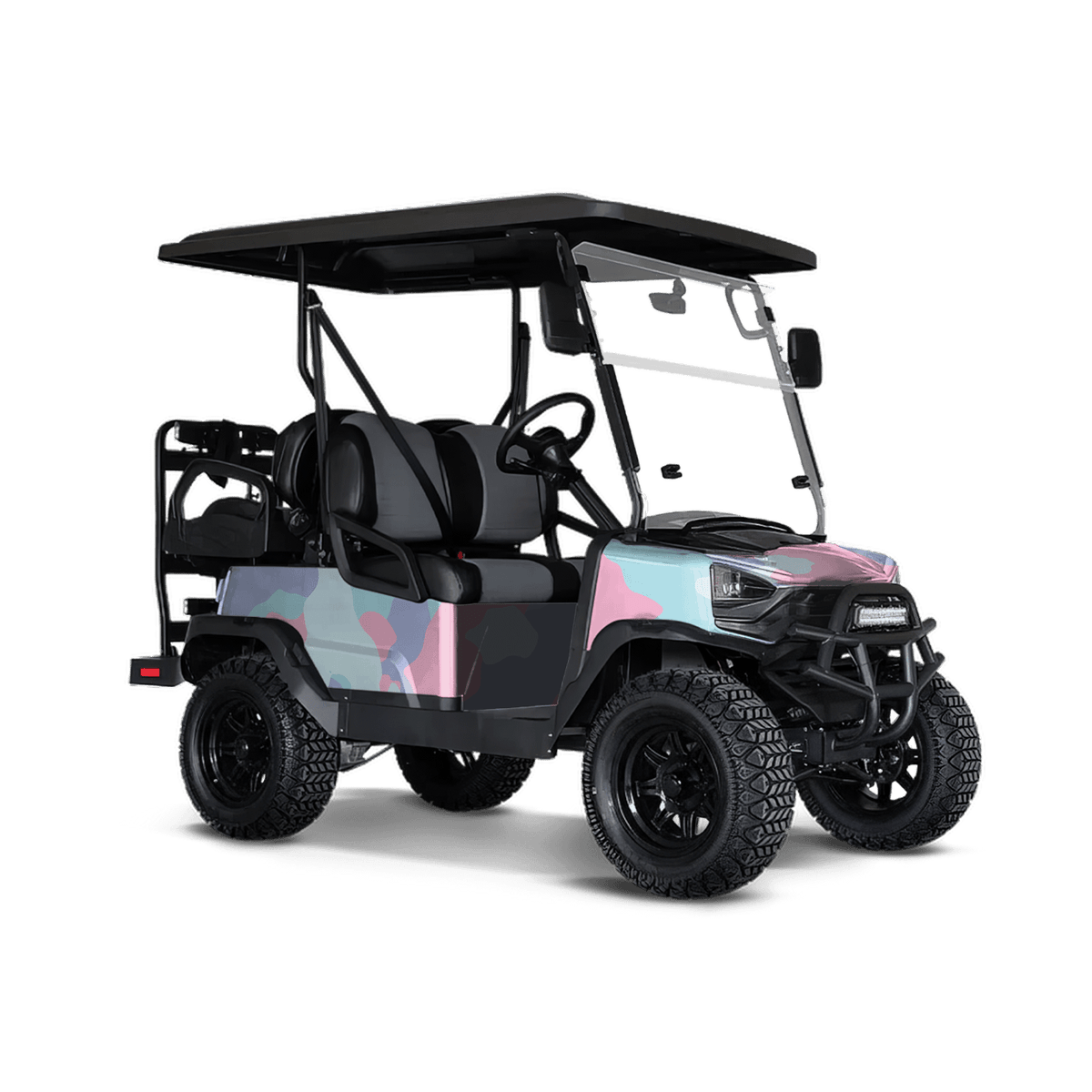 Cumulus Cotton Candy Golf Cart Wraps