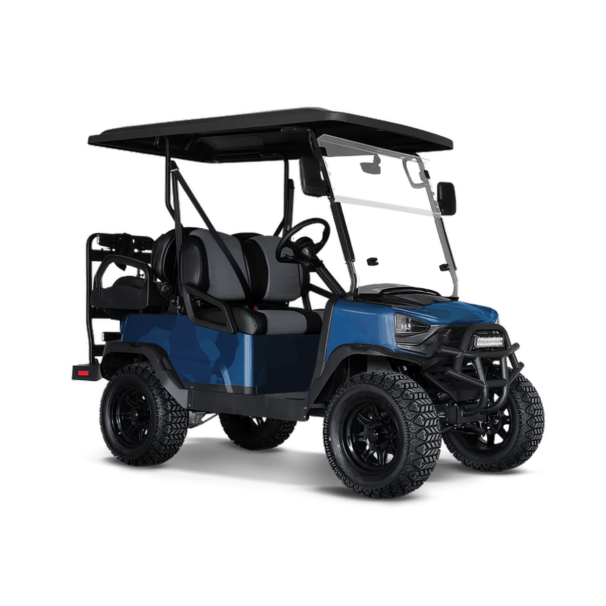 Cumulus Elite Blue Golf Cart Wraps