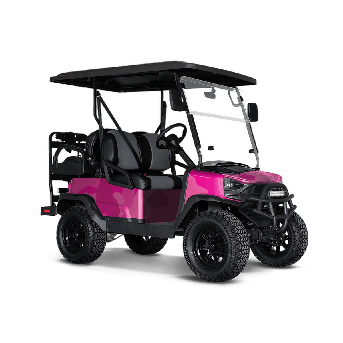 Cumulus Elite Magenta Golf Cart Wraps