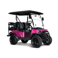 Cumulus Elite Magenta Golf Cart Wraps