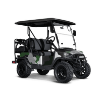 Cumulus Green Tiger Golf Cart Wraps
