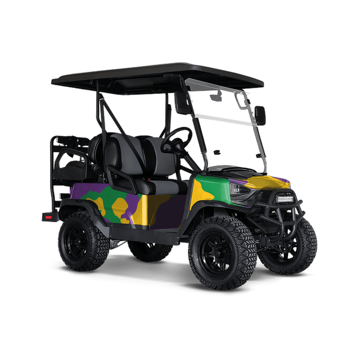 Cumulus Mardi Gras Golf Cart Wraps