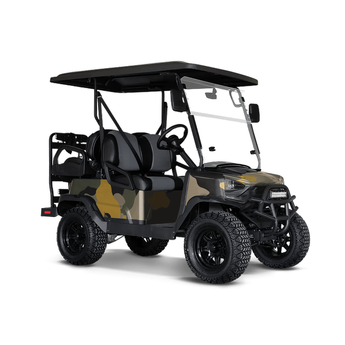 Cumulus Militant Yellow Golf Cart Wraps