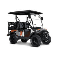 Cumulus Orange Tiger Golf Cart Wraps