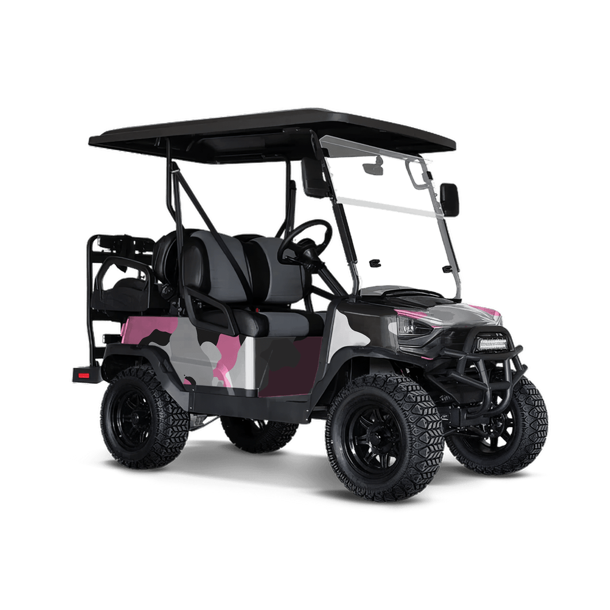 Cumulus Pink Tiger Golf Cart Wraps