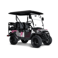Cumulus Pink Tiger Golf Cart Wraps