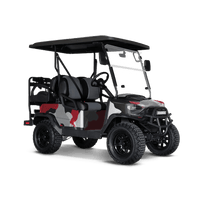 Cumulus Red Tiger Golf Cart Wraps