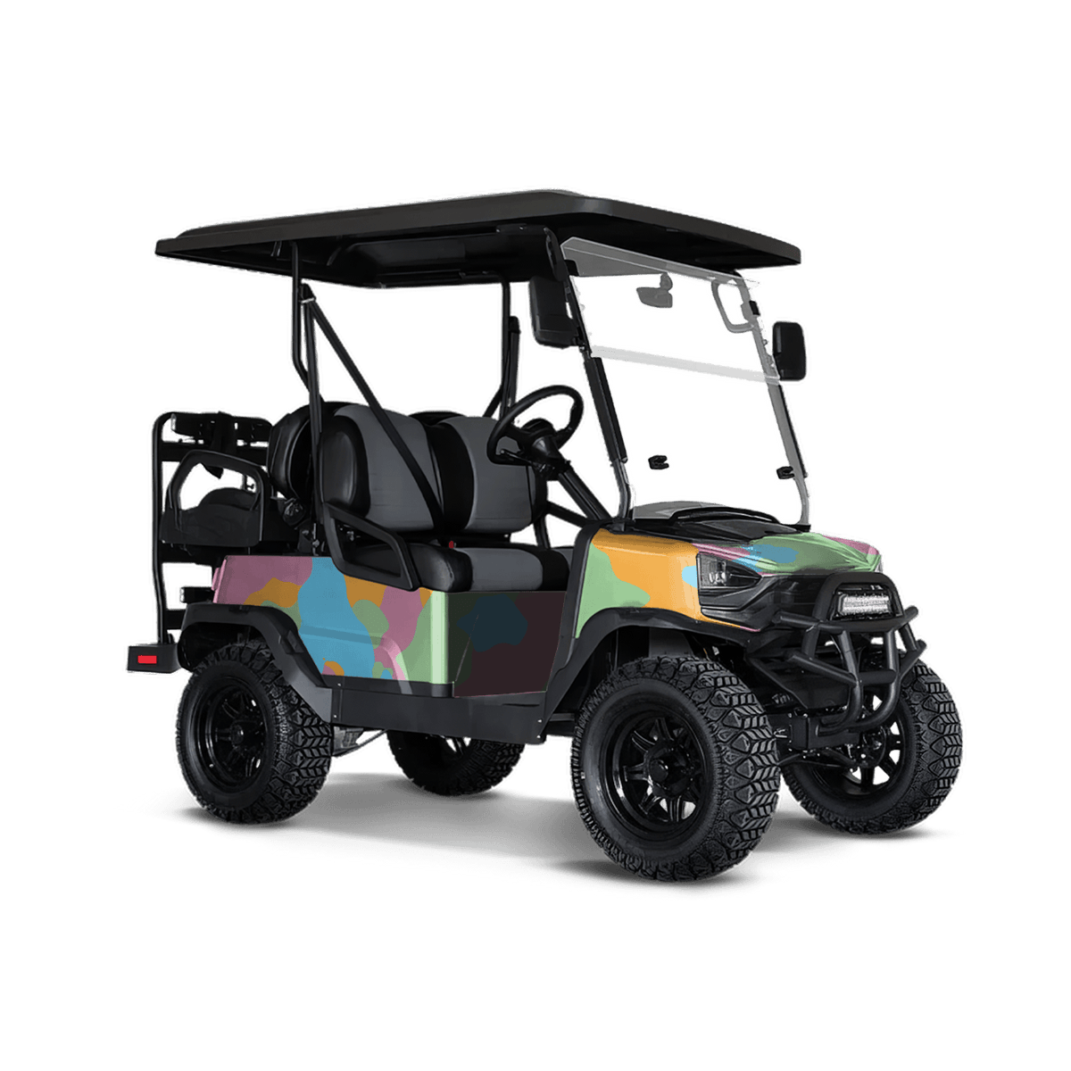 Cumulus Sherbert Golf Cart Wraps