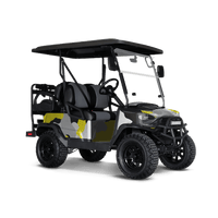 Cumulus Yellow Tiger Golf Cart Wraps