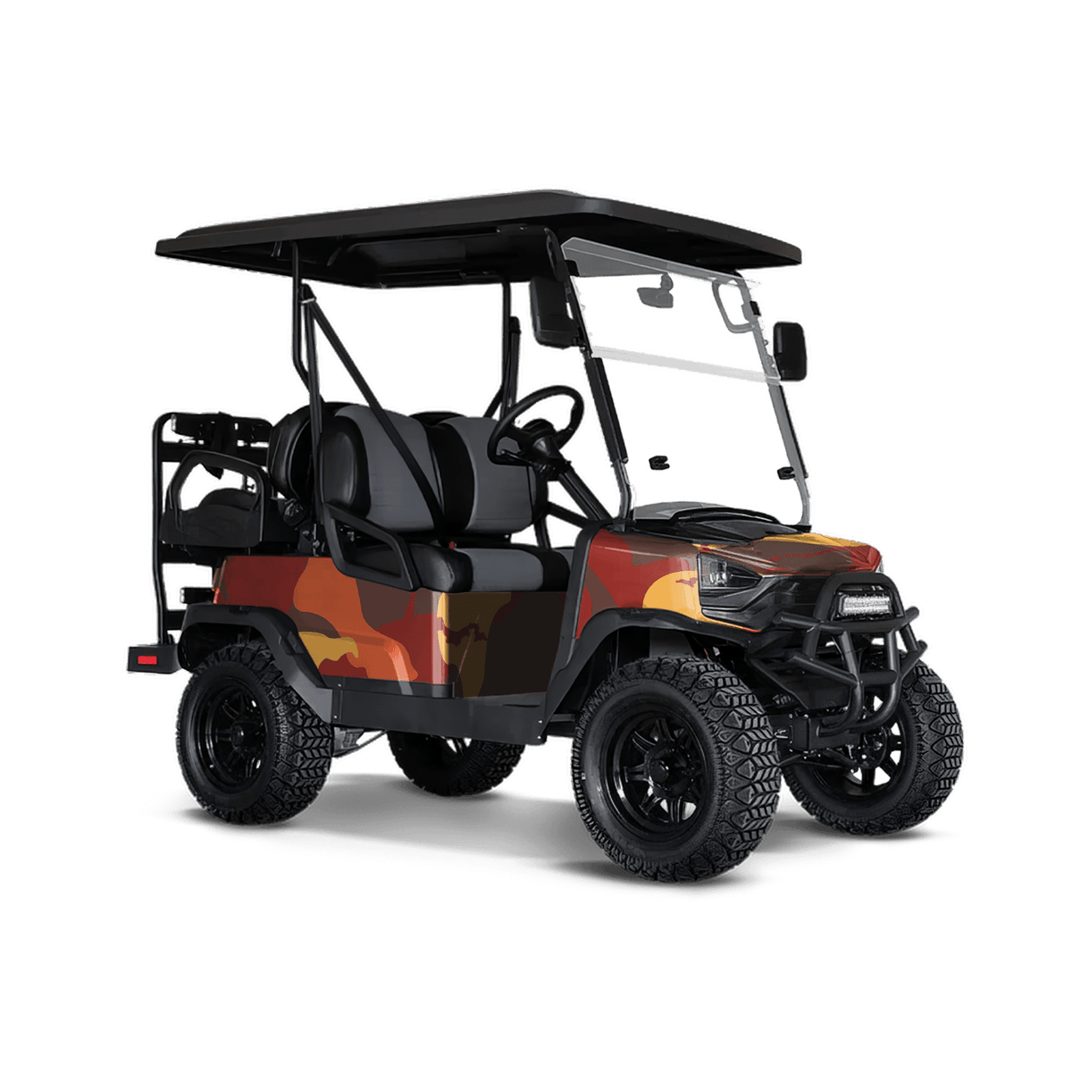 Ragged Autumn Golf Cart Wraps