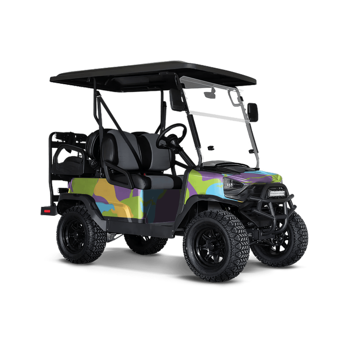 Ragged Carnival Golf Cart Wraps
