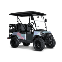 Ragged Cotton Candy Golf Cart Wraps