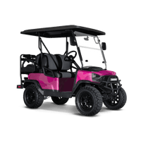 Ragged Elite Magenta Golf Cart Wraps