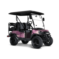 Ragged Floral Golf Cart Wraps