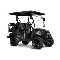Ragged Metro Green Golf Cart Wraps