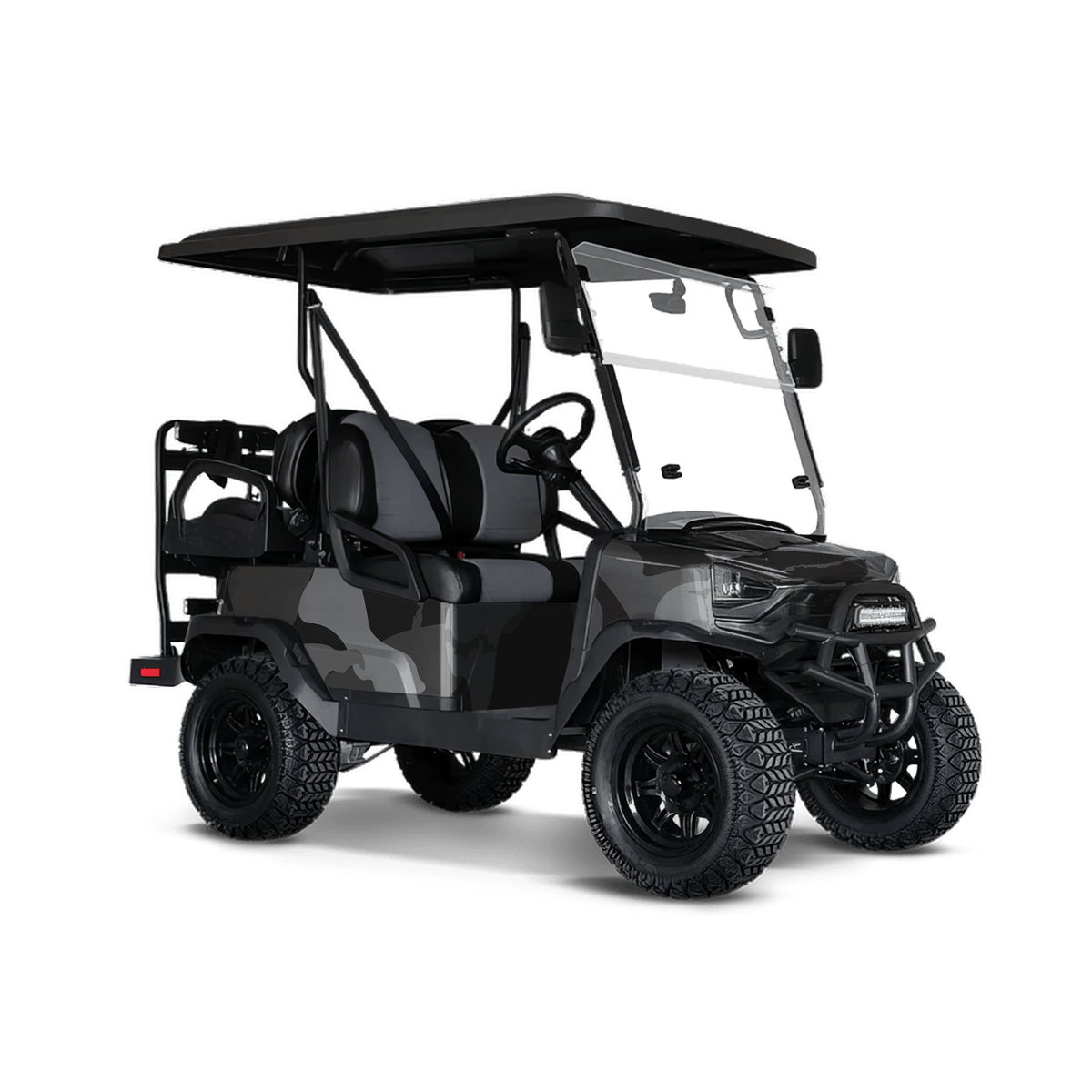 Ragged Midnight Golf Cart Wraps