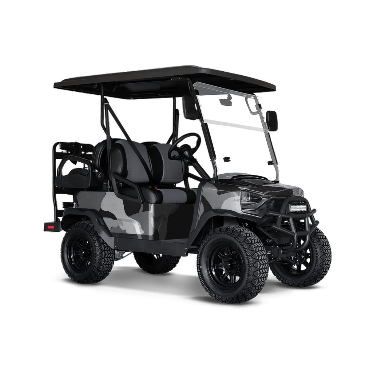 Ragged Urban Night Golf Cart Wraps