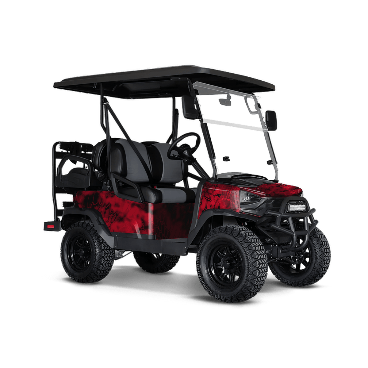 Kryptek Diablo Golf Cart Wraps
