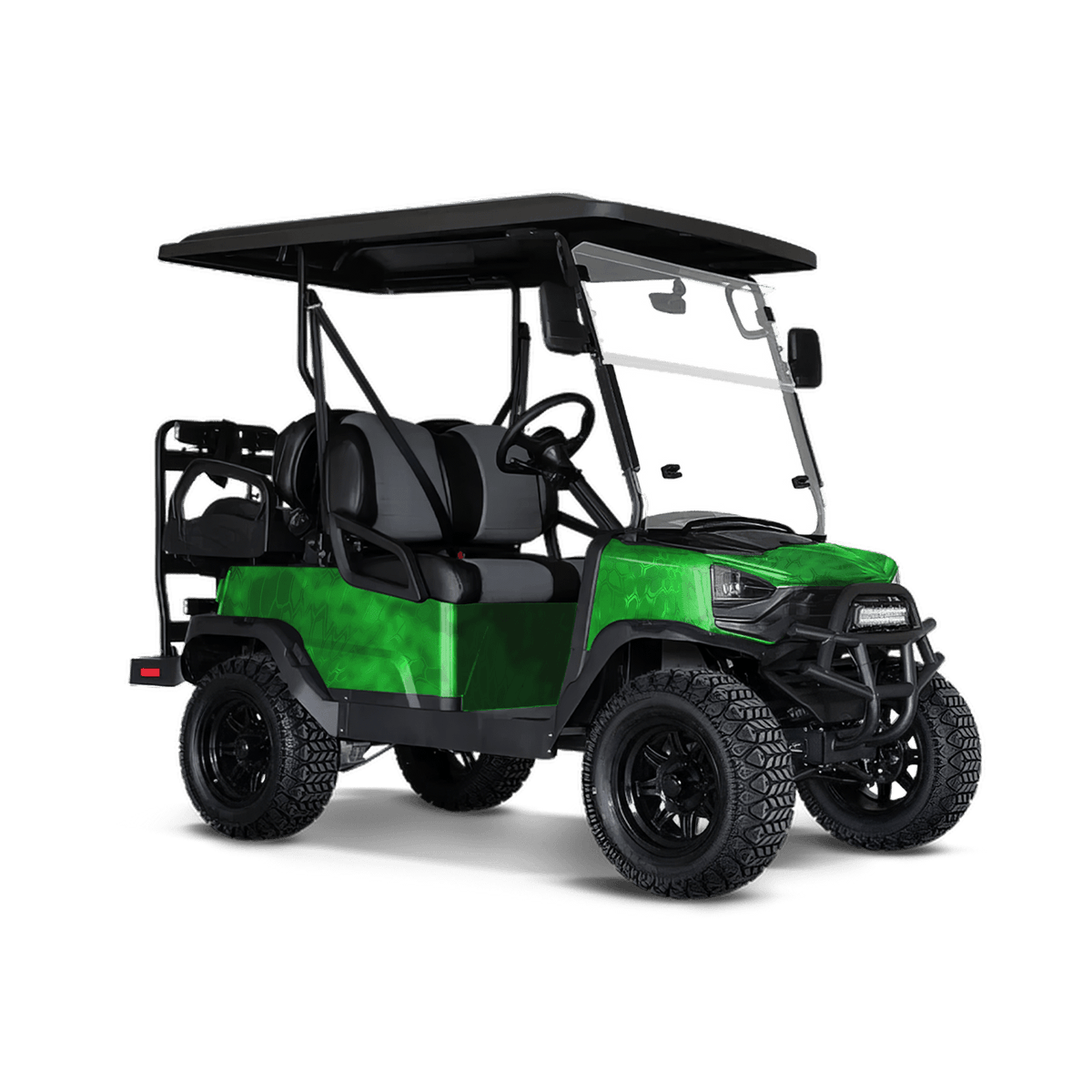 Kryptek Green Golf Cart Wraps