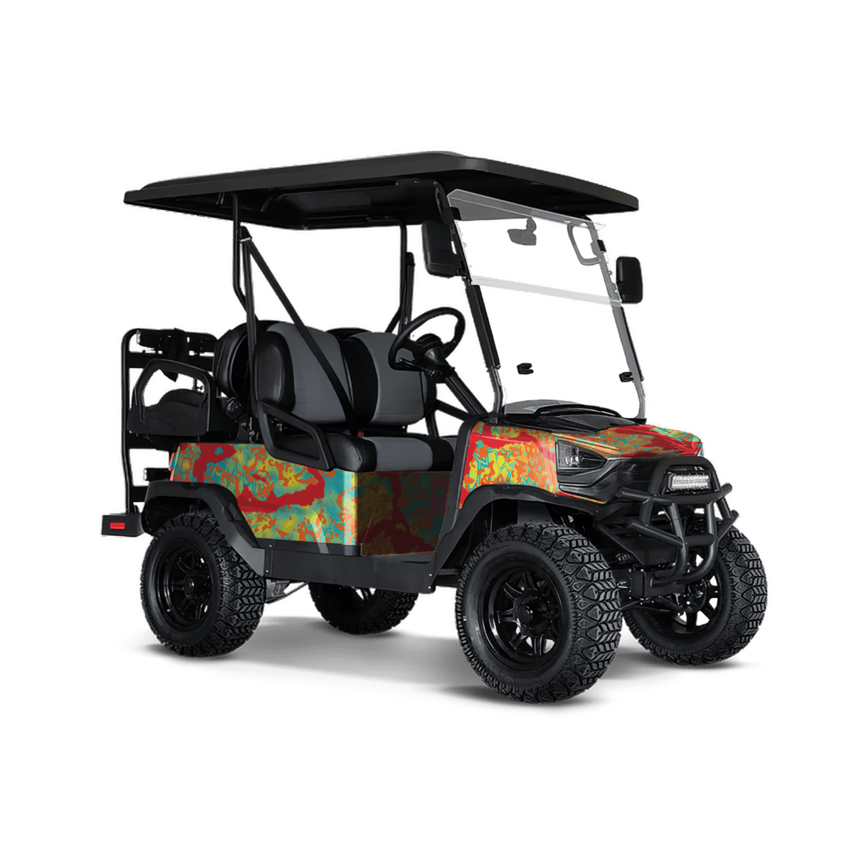 Kryptek Obskura Loki Golf Cart Wraps