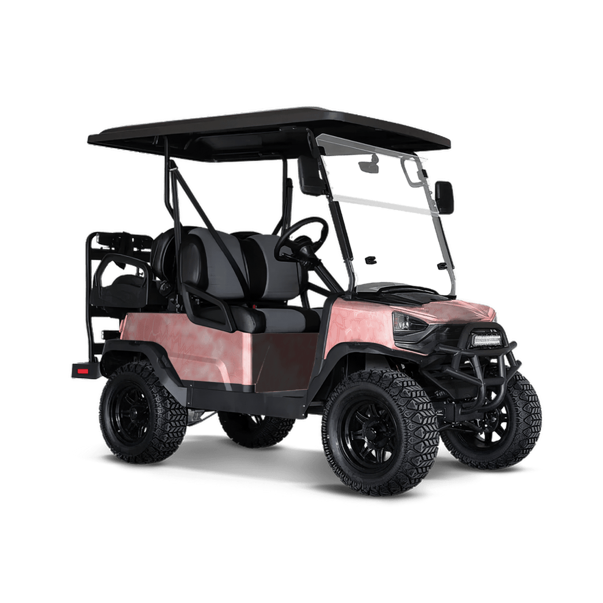 Kryptek Pink Golf Cart Wraps