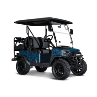 Bandana Blue & Black Golf Cart Wraps