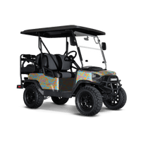 Classic Sherbert Golf Cart Wraps
