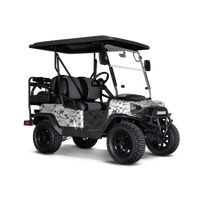 Classic Snow Golf Cart Wraps