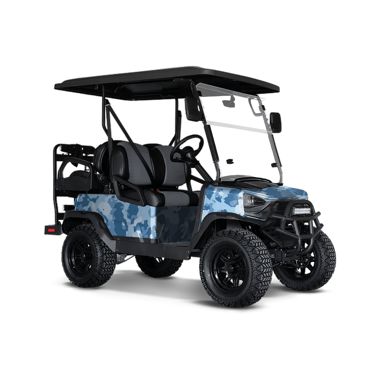 Cumulus Cool Blue Golf Cart Wraps
