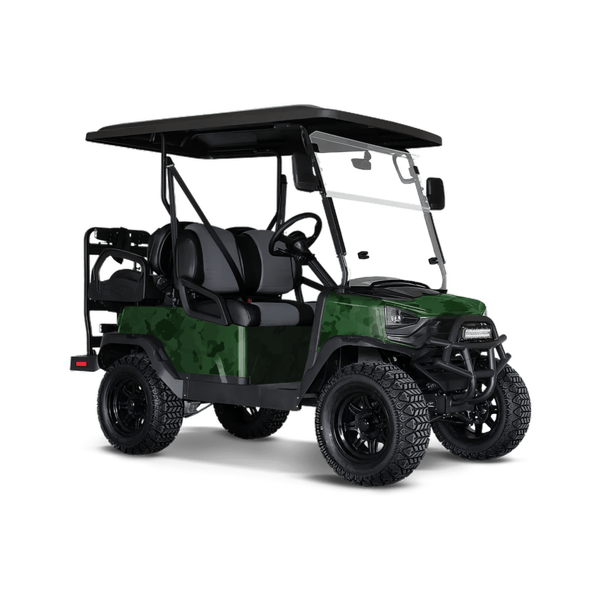 Cumulus Elite Green Golf Cart Wraps